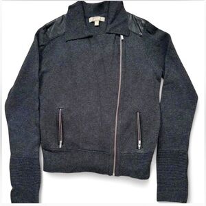 Banana Republic Sweater with Leather Accents